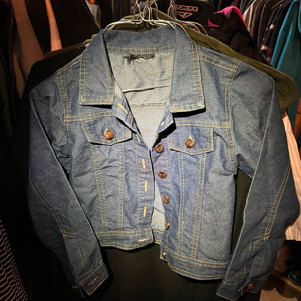 Denim Blue kids Jacket sz4-5